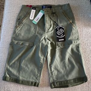 NWT BoomBoom Jean studded shorts